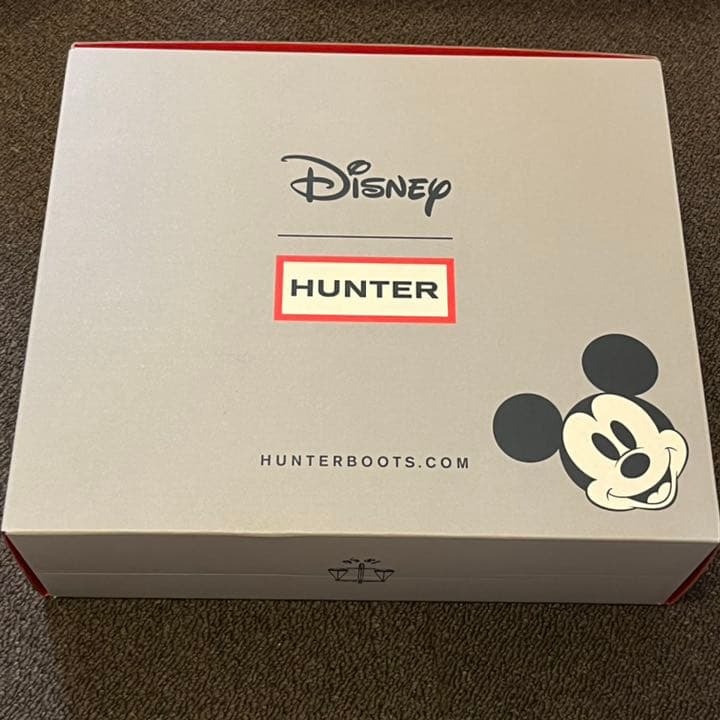 値下げ終【新品未使用】ハンター×ミッキー レインブーツ　US7
