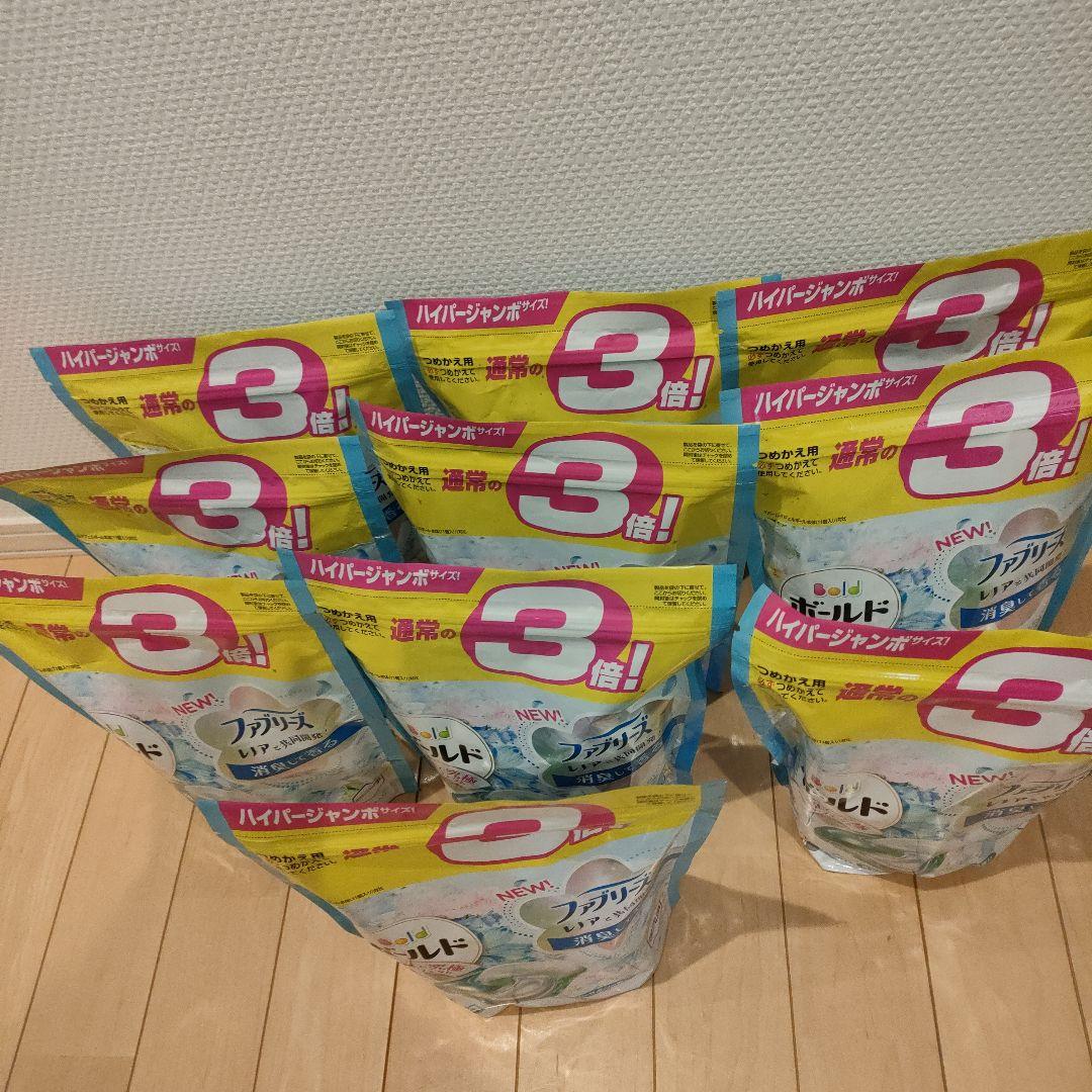 ボールド ジェルボール　爽やかフレッシュフラワーサボンの香り　33個×10袋