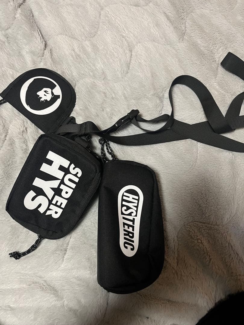 試着程度 3way HYSTERIC GLAMOUR 3連 ショルダーバッグ