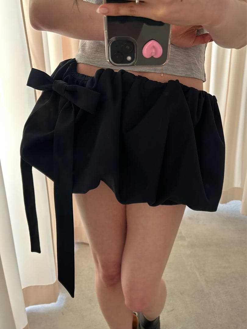 ★専用★Moromoro2 Side ribbon balloon skirt