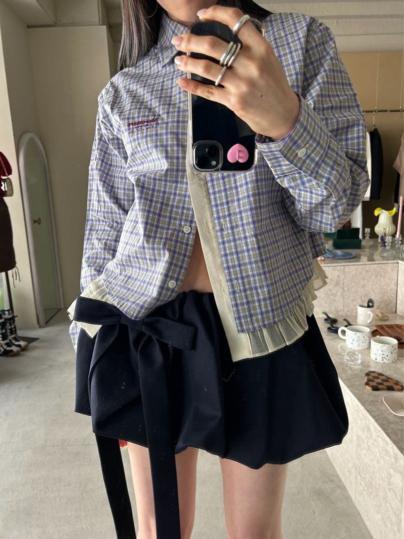 ★専用★Moromoro2 Side ribbon balloon skirt