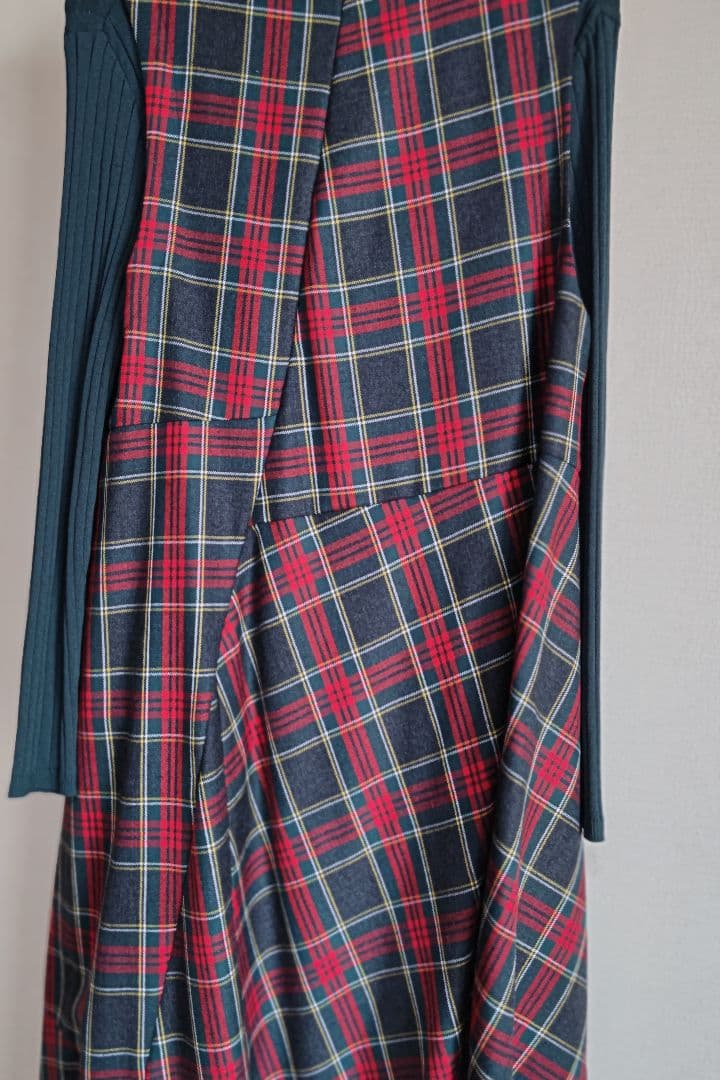 CRESCENT チェックジャンパースカート