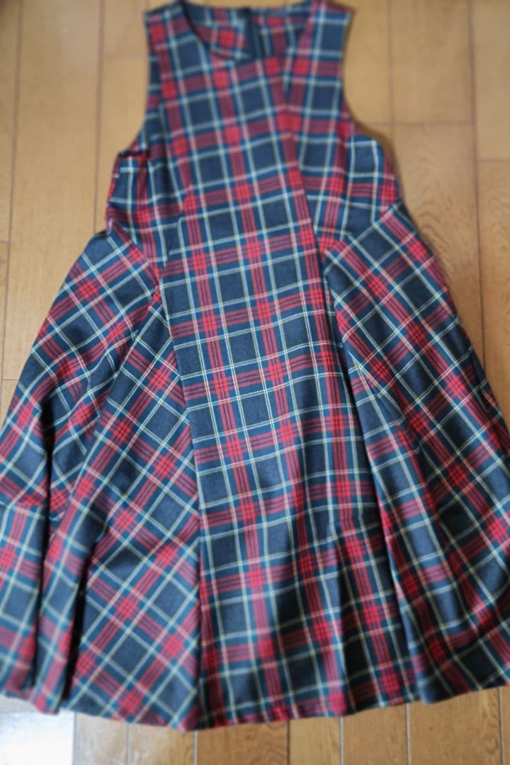 CRESCENT チェックジャンパースカート