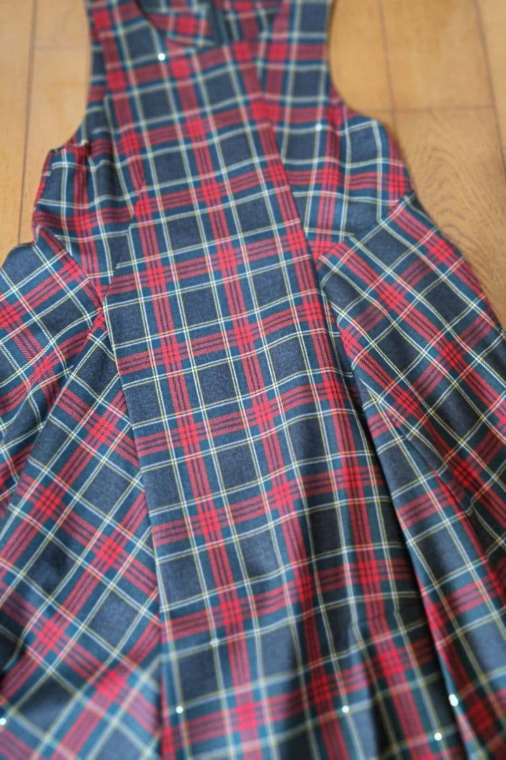 CRESCENT チェックジャンパースカート