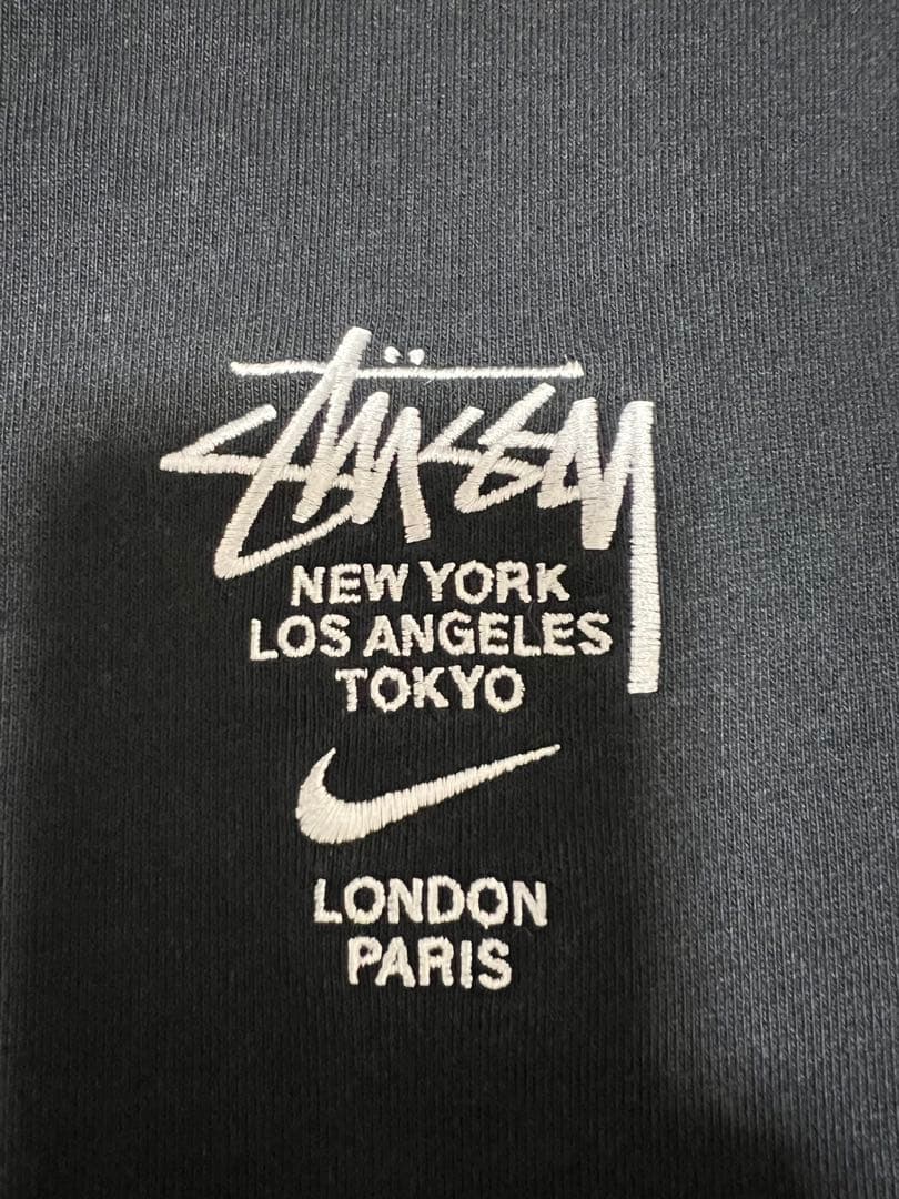 【美品】Stussy Nike 裏起毛スウェット ブラック　Mサイズ　最終価格