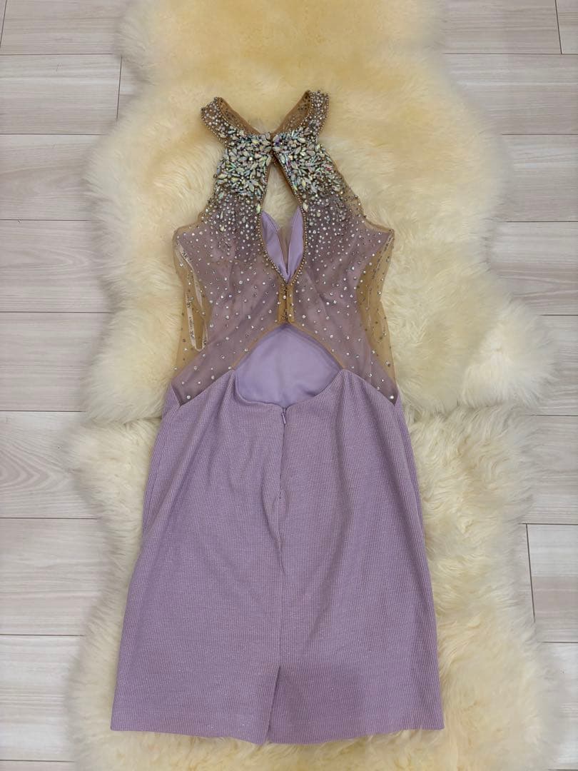 <ゆこ>AngelR ビジュードレス　ラベンダー