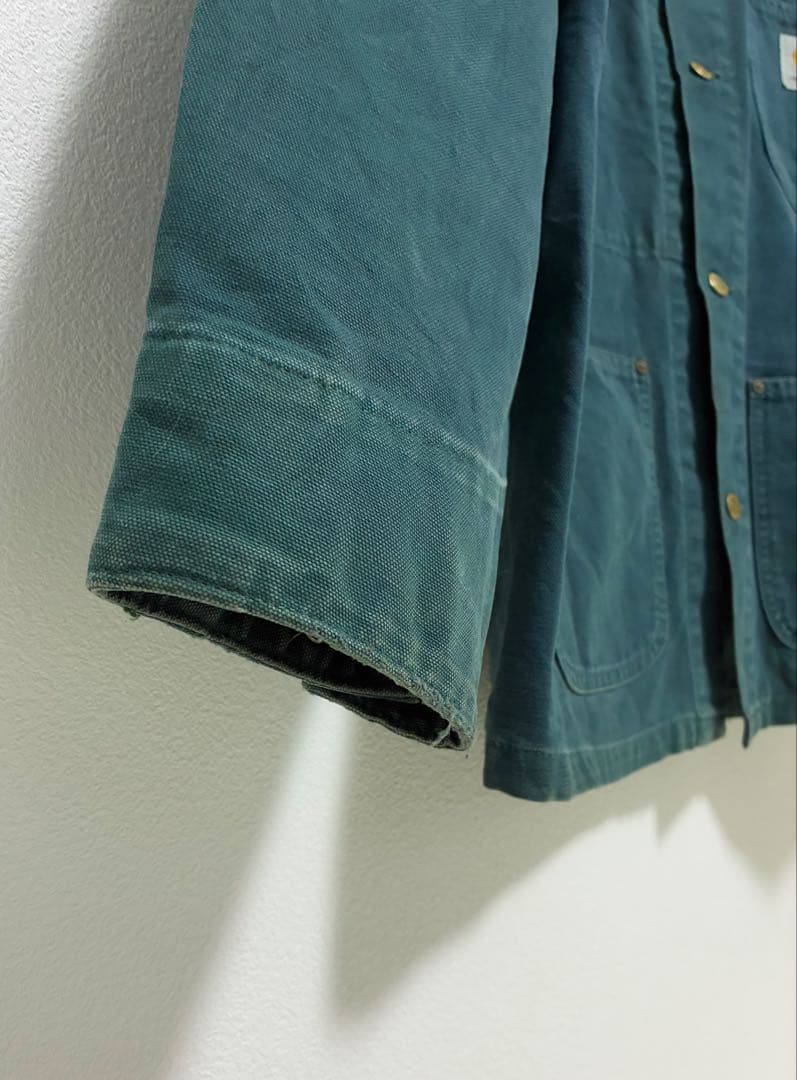 Carhartt94年製CU1055チョアコートTeal Blue USA製XL