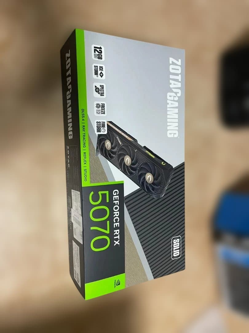 グラフィックボード・グラボ・ビデオカード ZOTAC GAMING GeForce RTX 5070 12GB