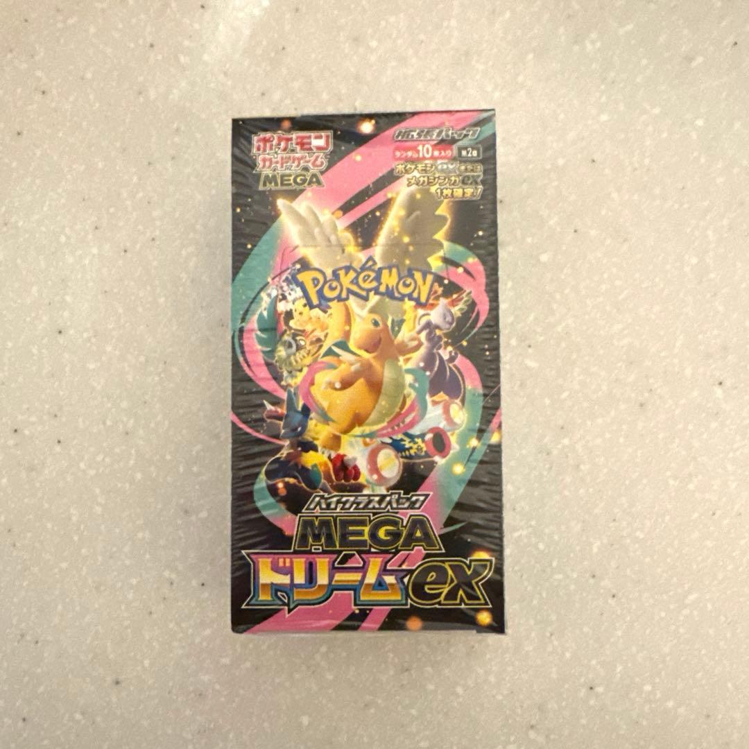 【新品未開封】ポケモンカードMEGAドリームex ボックス シュリンク付1BOX