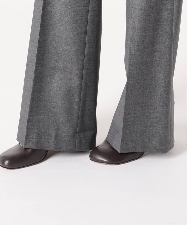 タグ付き未使用☆plage Super 120sセンタープレスパンツ グレー