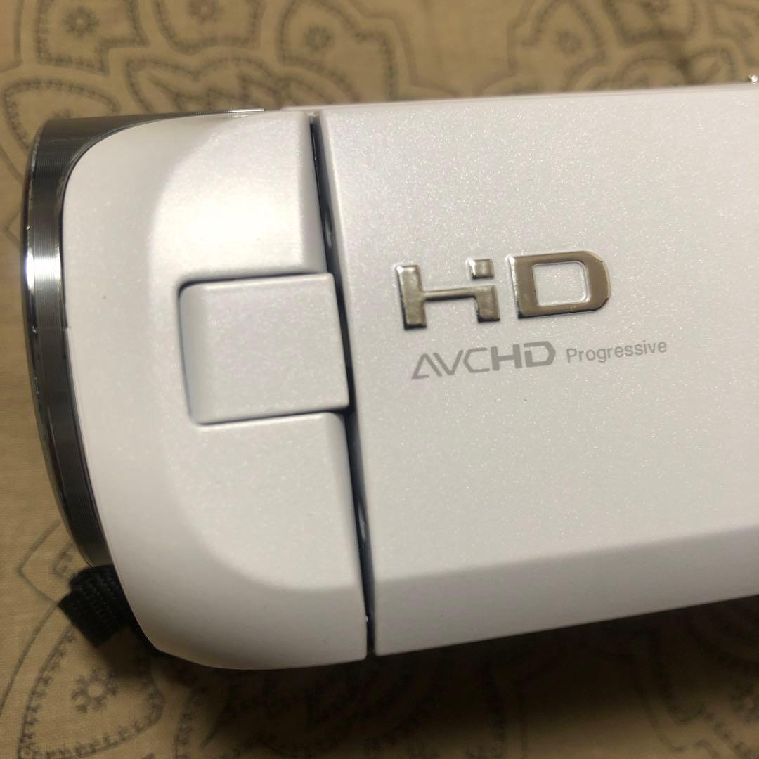 ほぼ新品 SONY HDR-CX470 ホワイト ビデオカメラ 完品
