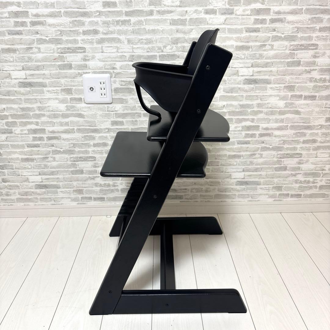 ✨ベビーセットＶ３付き✨ STOKKEストッケトリップトラップ ブラック