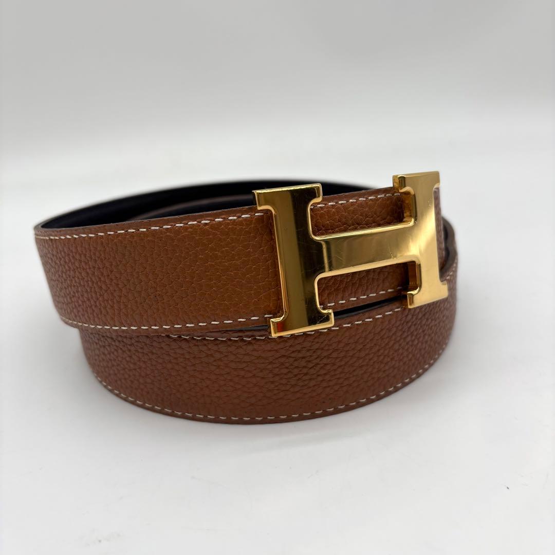 【極美品】エルメス ベルトバックル コンスタンス　リバーシブルベルト ⬜︎H