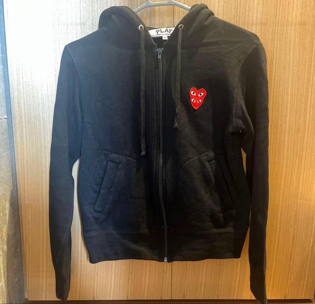 PLAY COMME des GARÇONS ブラックパーカー M