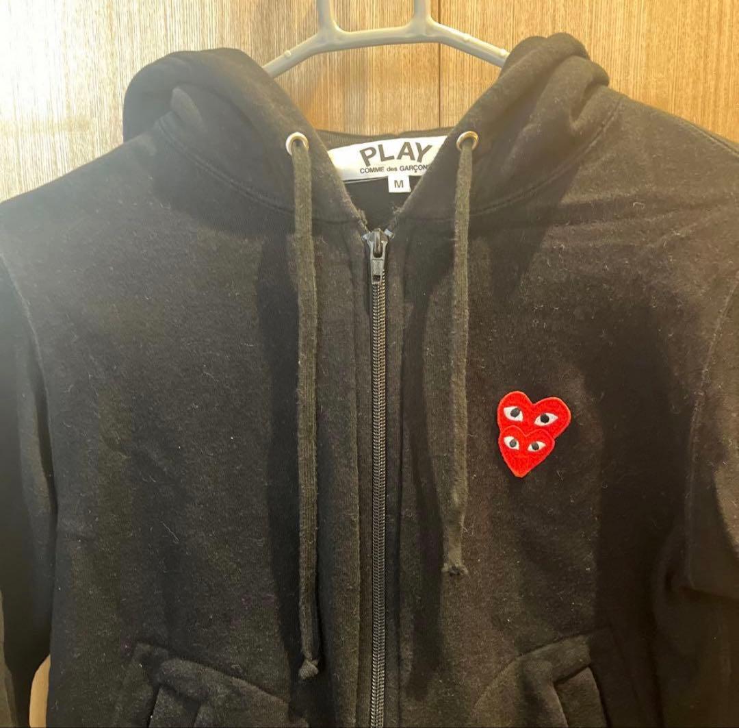 PLAY COMME des GARÇONS ブラックパーカー M
