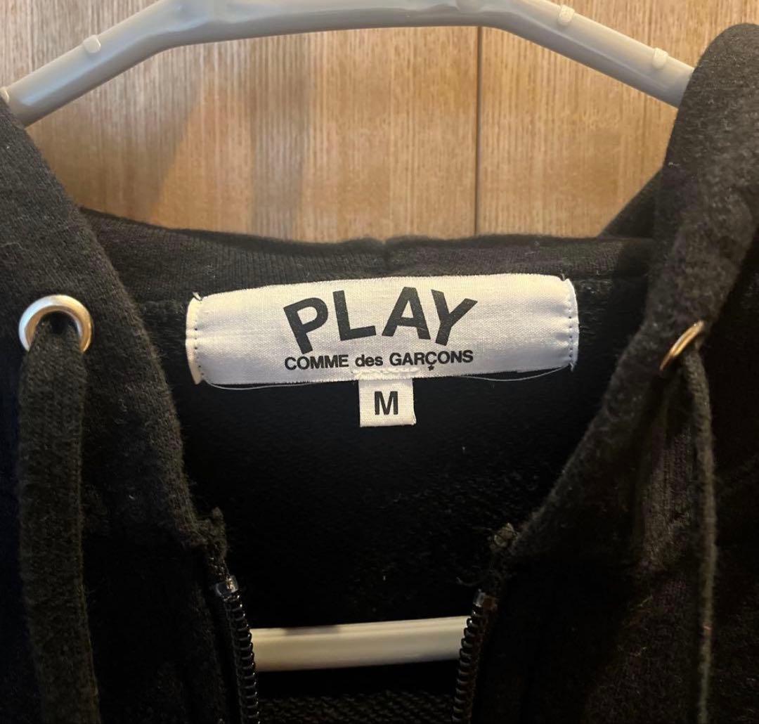 PLAY COMME des GARÇONS ブラックパーカー M