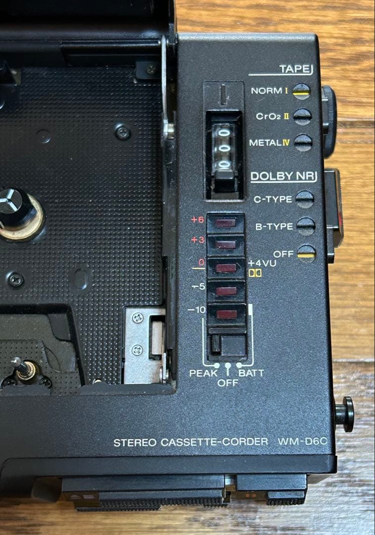 【ジャンク品】SONY ステレオカセットコーダー　WM-D6C