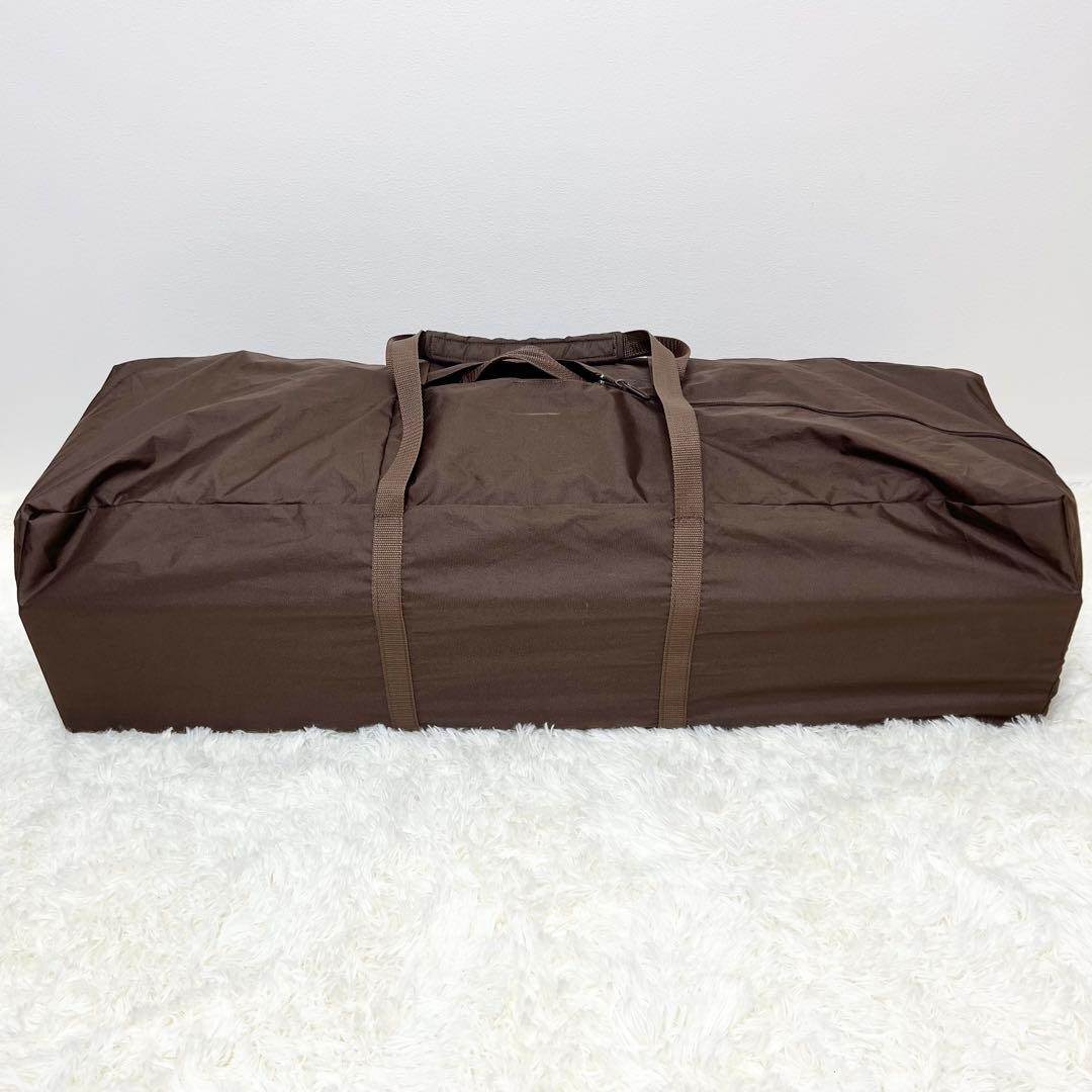 美品 Aprica ココネル エアー プラス ベビーベッド ブラウン 折りたたみ