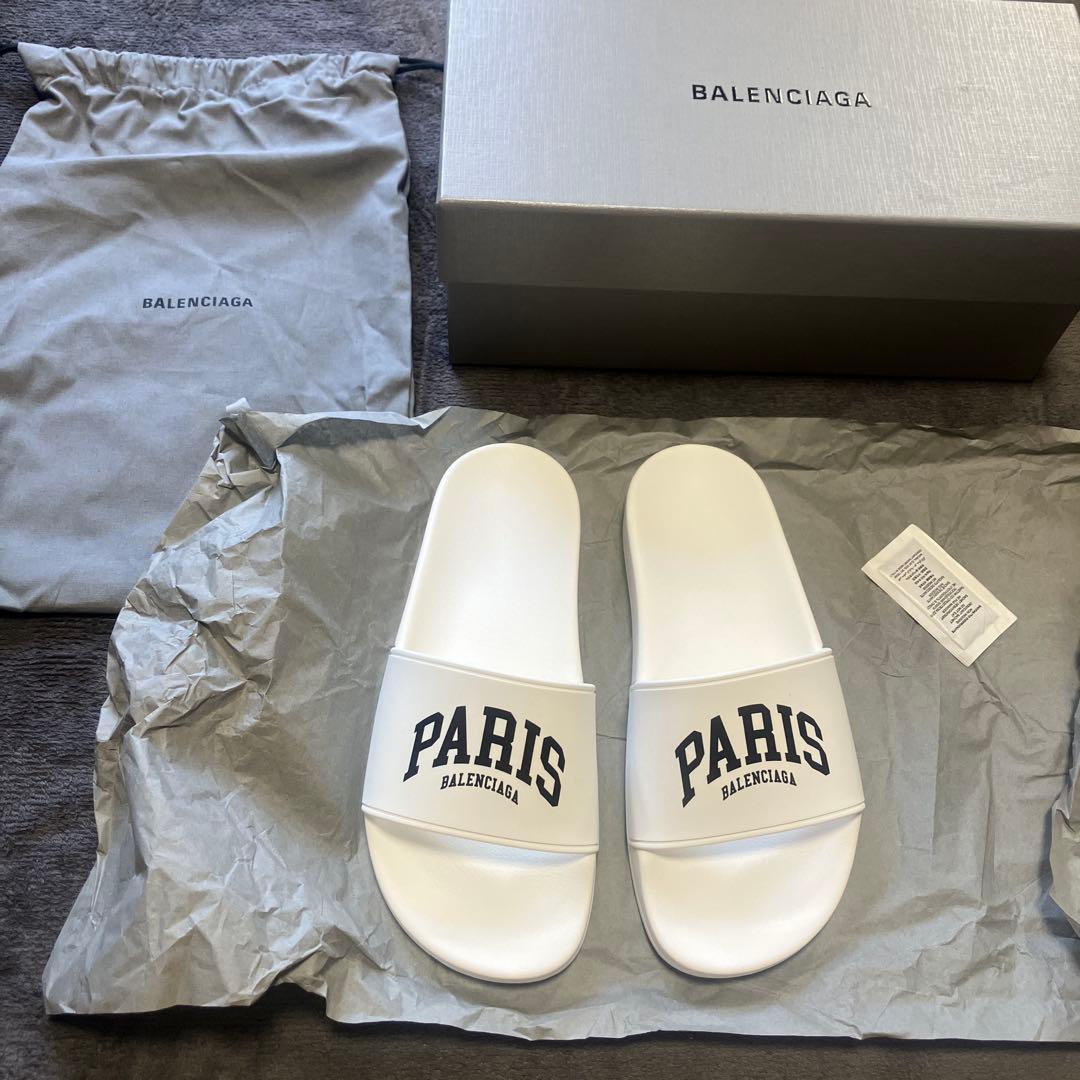 BALENCIAGA プールサンダル 38サイズ(24.5〜25cm)0706