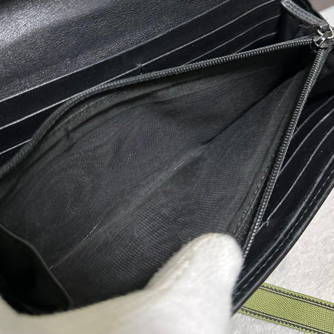 GUCCI グッチ　長財布　マイクログッチ　インターロッキング　GG