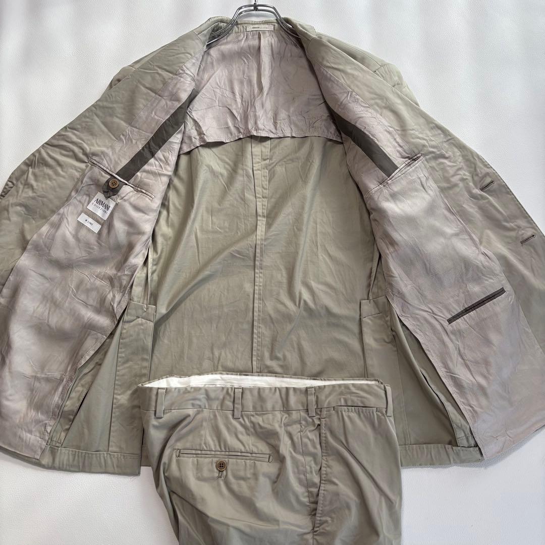 アルマーニコレツォーニ[3XLサイズ M LINE]スーツ セット ライトグレー