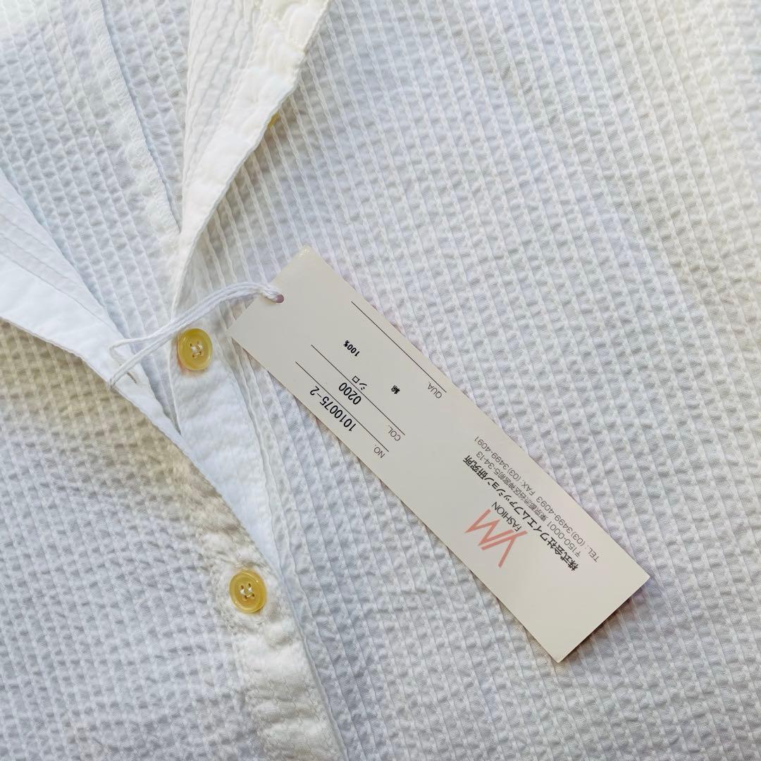 新品未使用タグ付き✴︎ヤッコマリカリド シャツ チュニック ワンピース ホワイト