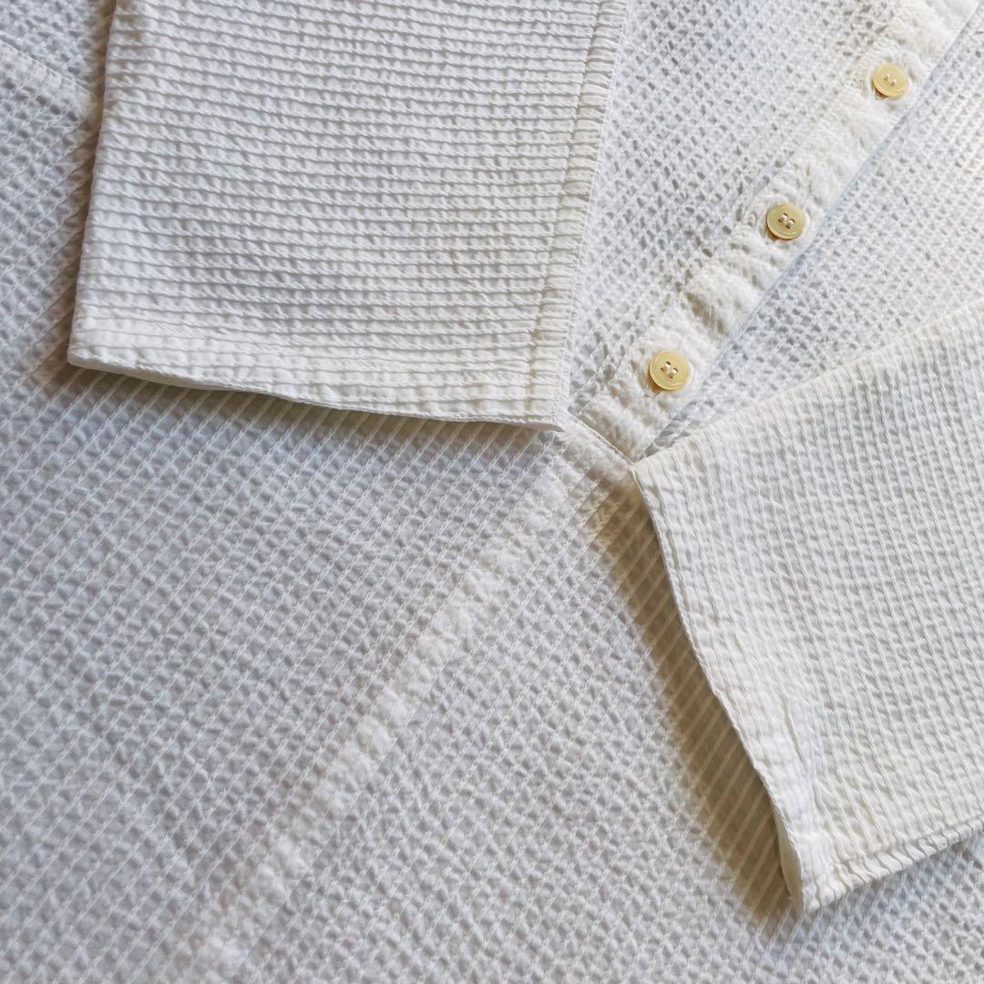 新品未使用タグ付き✴︎ヤッコマリカリド シャツ チュニック ワンピース ホワイト