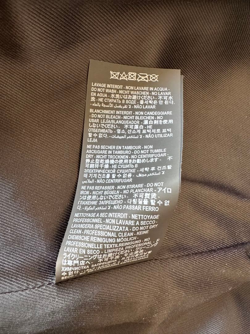 SAINT LAURENT カモフラージュ柄シアリングダッフルコート 48サイズ