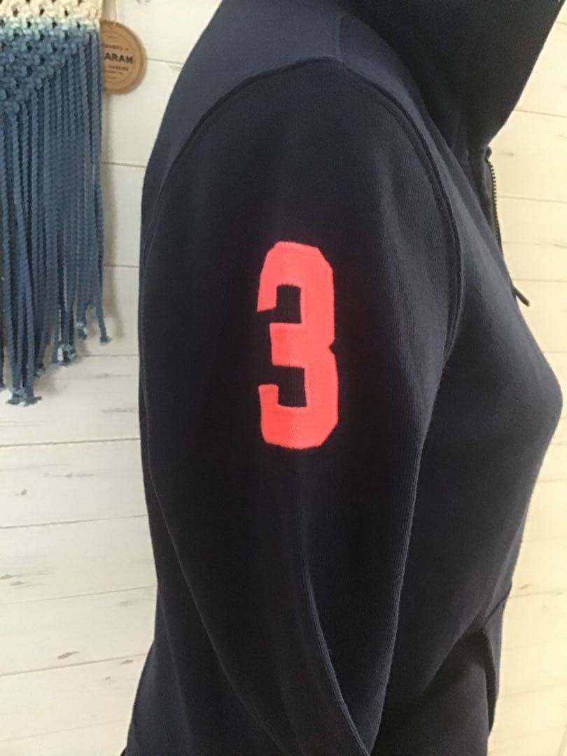 人気❤︎ラルフローレン★Y2K ビッグポニー パーカー ネイビー ピンク