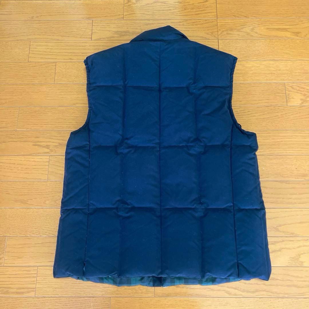 ファンダオPAPAS パパス ダウンベスト ネイビー 美品