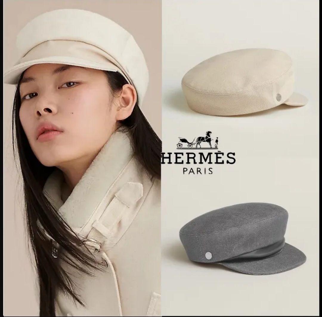 HERMES キャスケット ダニ ベージュ