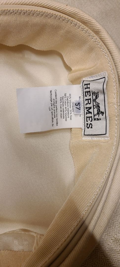 HERMES キャスケット ダニ ベージュ