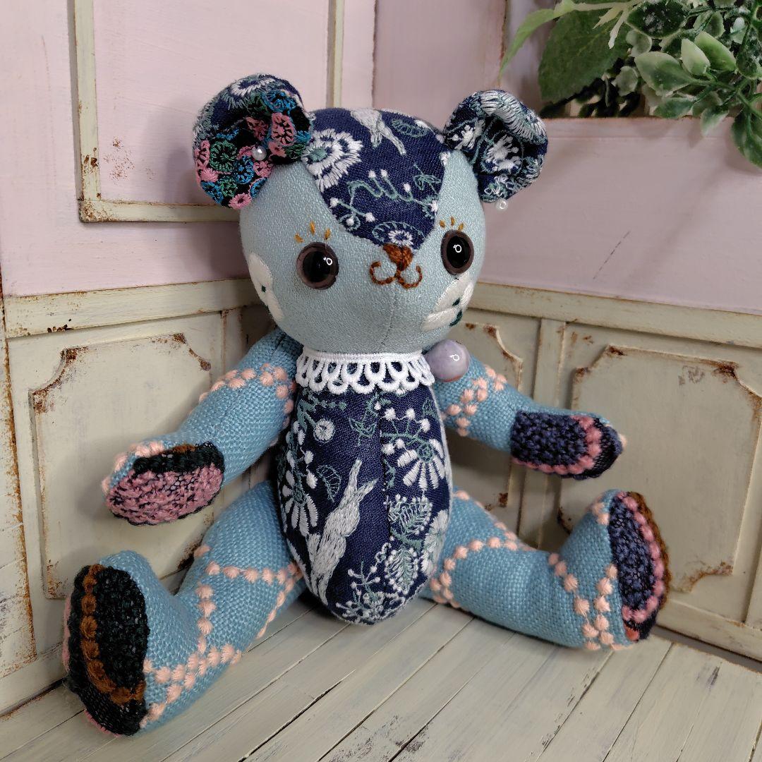 ミナペルホネン＊ハンドメイド＊ぬいぐるみ＊テディベア＊78