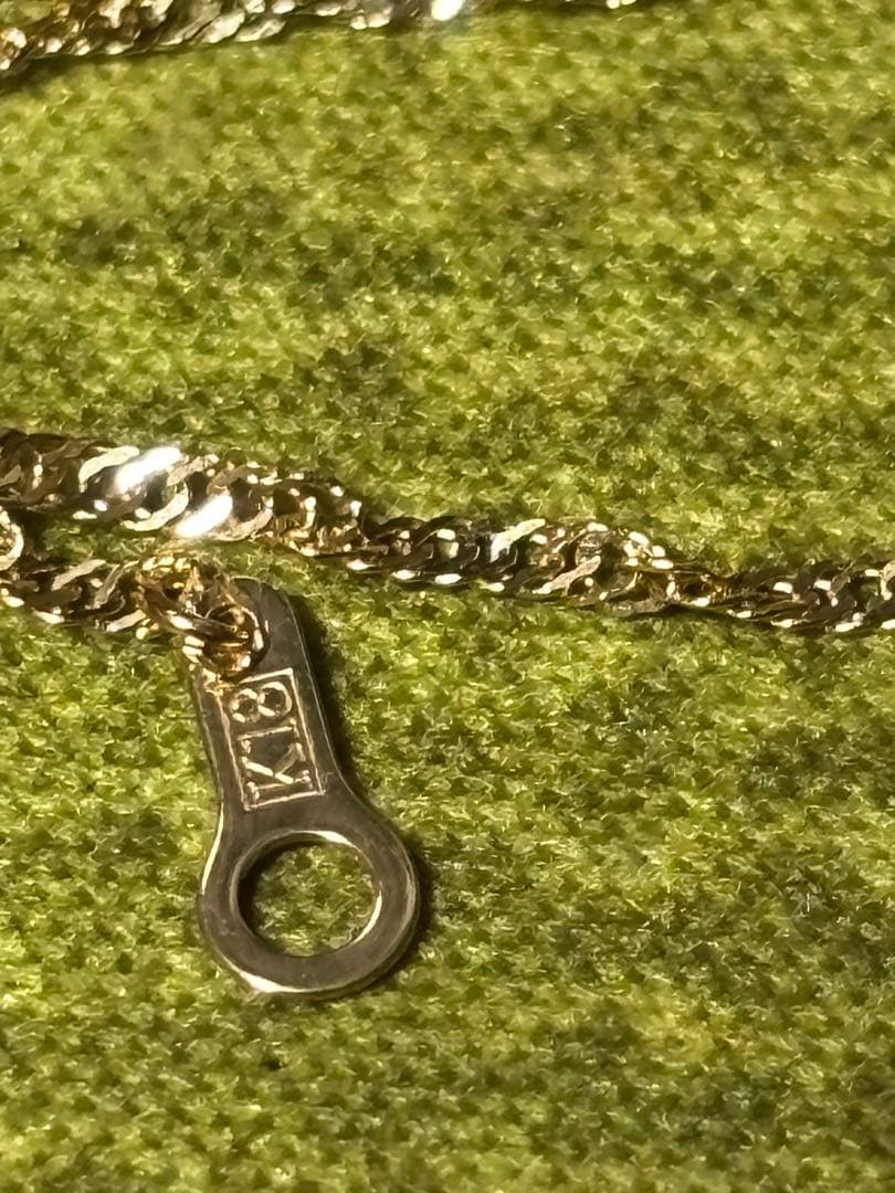 k18 十字架 ペンダント スクリューネックレスのセット