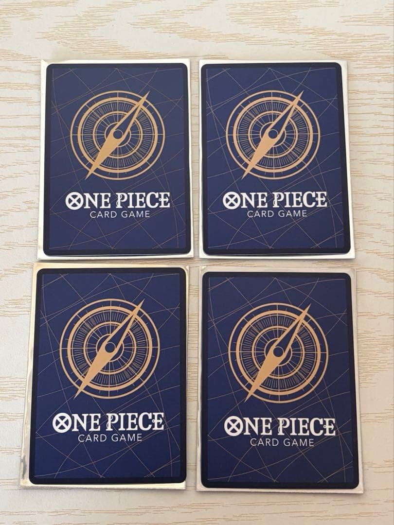 ワンピースカードゲーム バーソロミュー・くま SEC パラレル 4枚 プレイ用