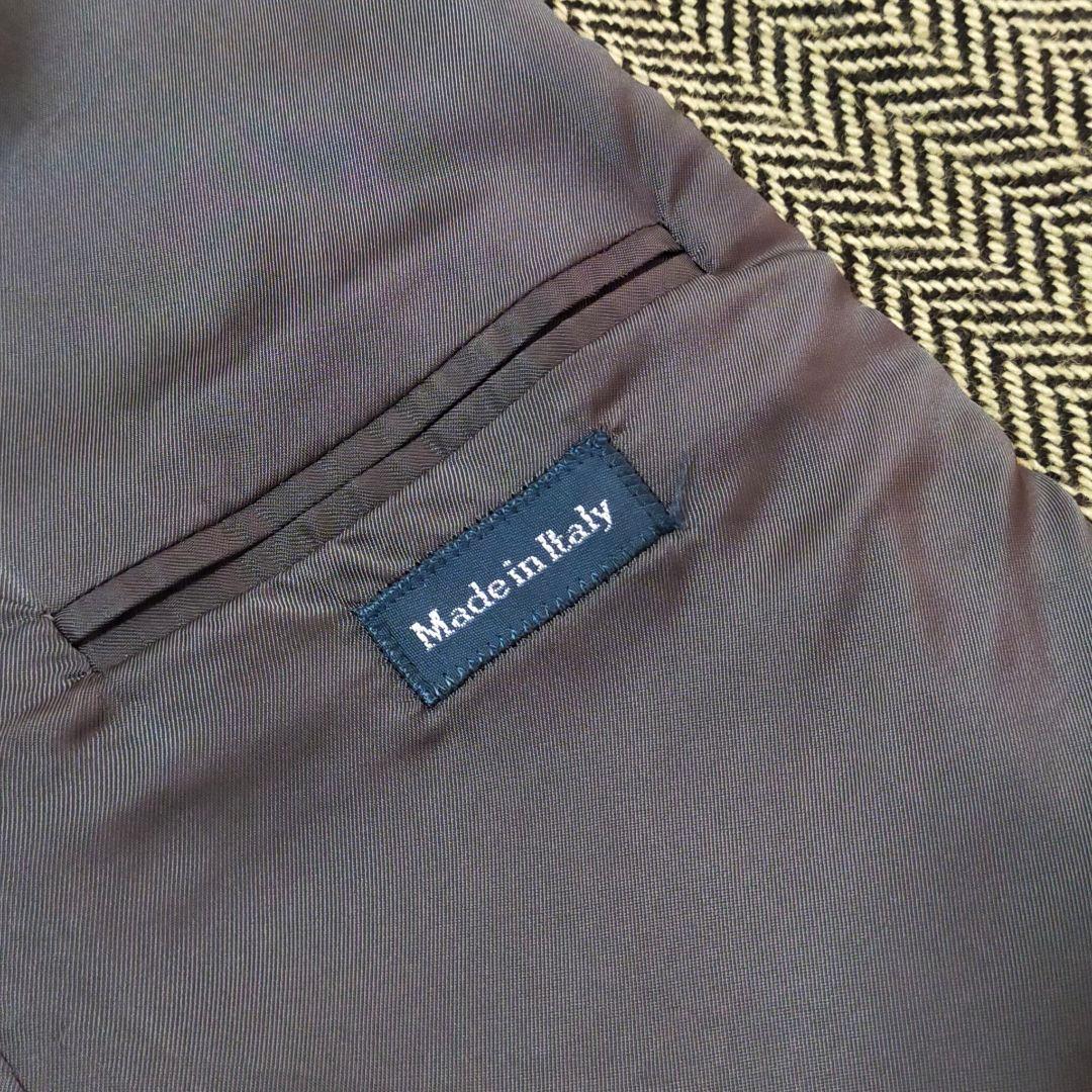 イタリア製　ポロラルフローレン　シルクウール　ヘリンボーン　テーラードジャケット