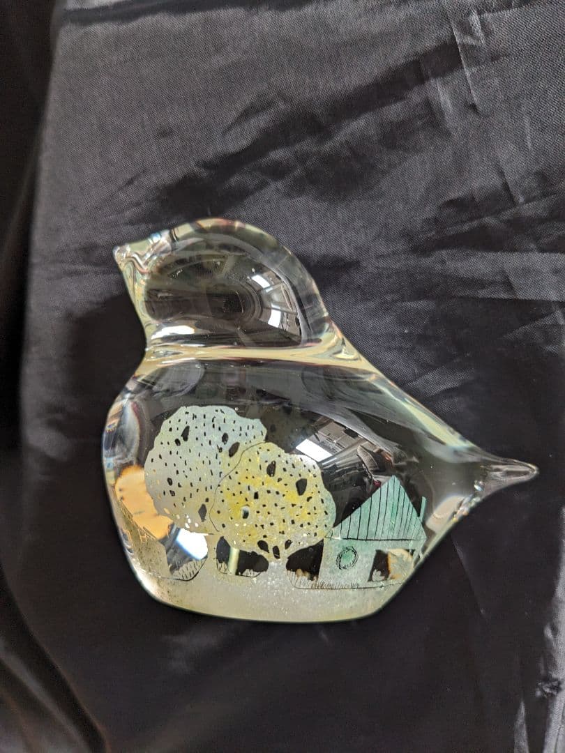 金津沙矢香　新品・送料込　鳥のオブジェ　展示会購入　希少品