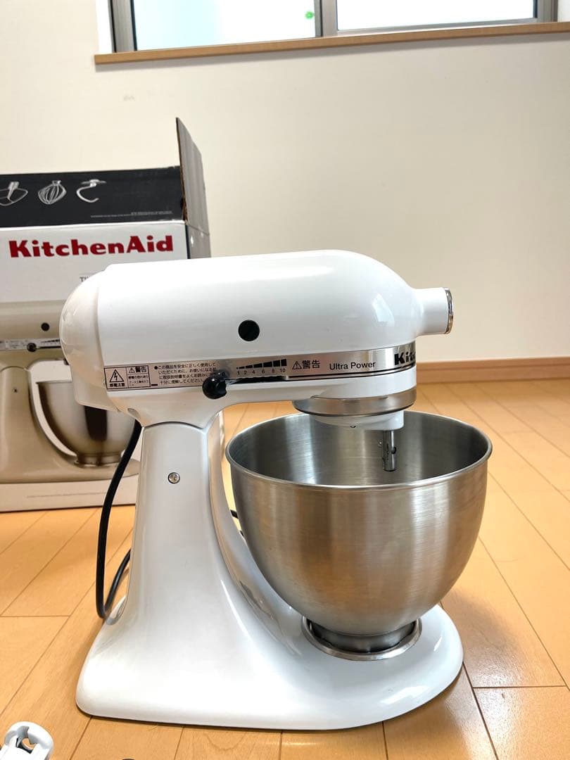 KitchenAid 4.5 スタンドミキサー 9KSM95WH