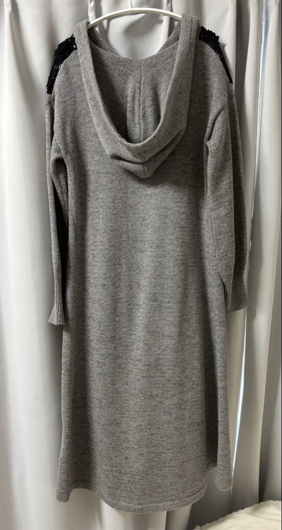 グレースコンチネンタル　ケミカルレースニットワンピース