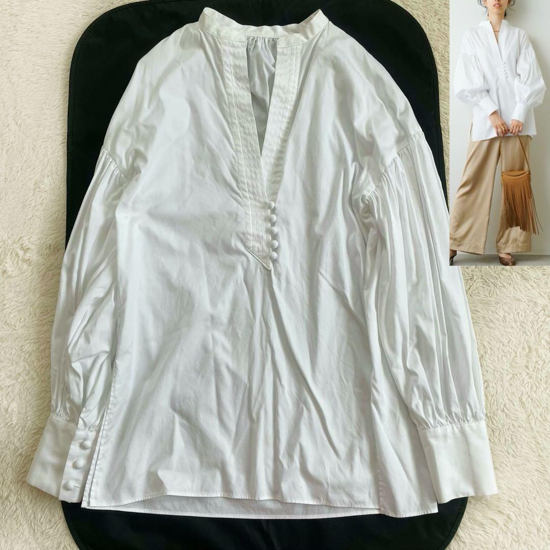 LANI様　美品　ウィムガゼット　オックス袖ボリュームブラウス　パフスリーブ