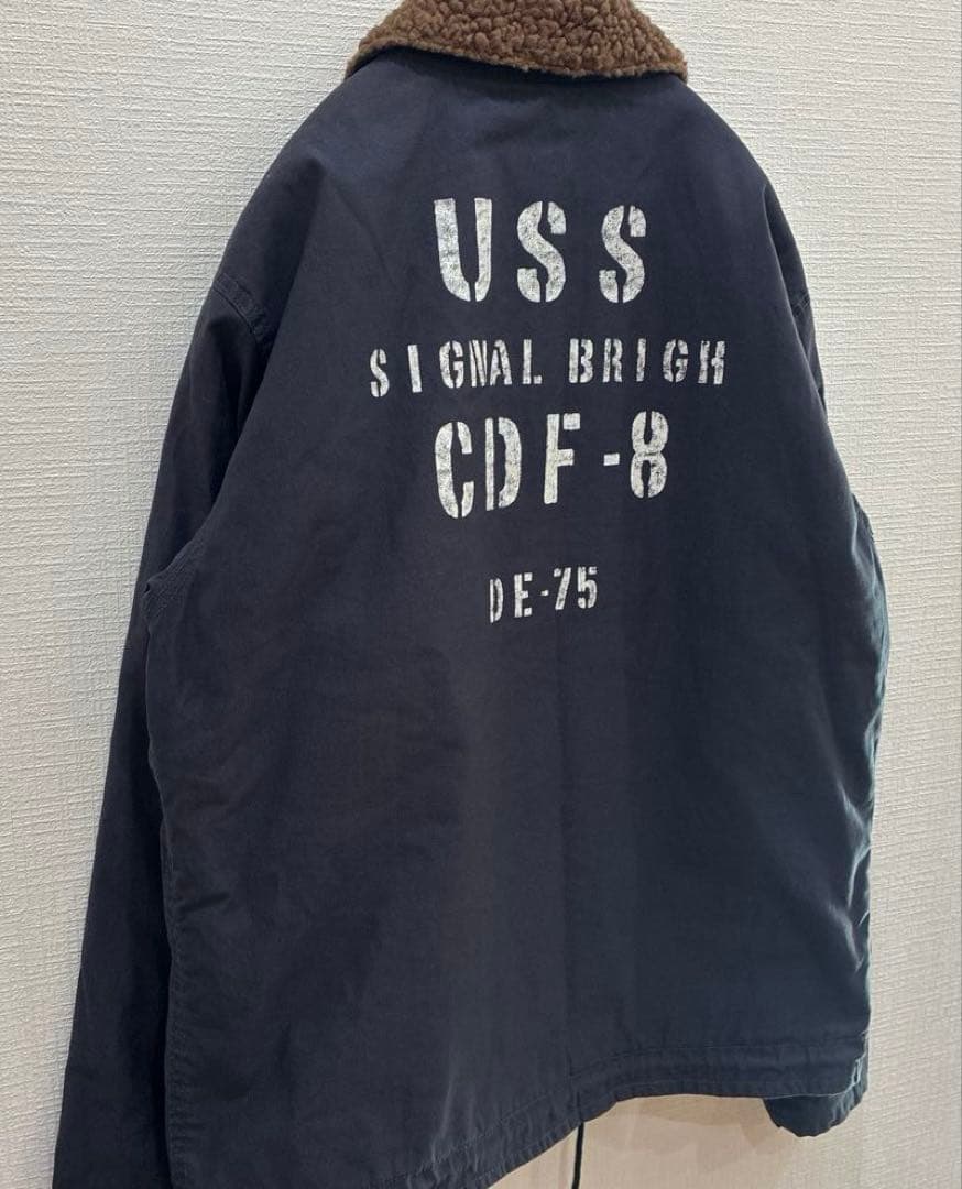 希少サイズ AVIREX N-1 デッキジャケット／ネイビー 2XL 大きい