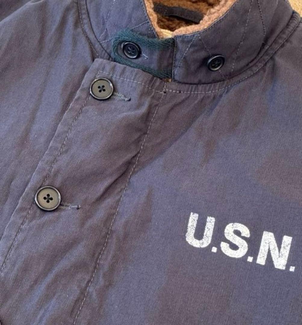 希少サイズ AVIREX N-1 デッキジャケット／ネイビー 2XL 大きい