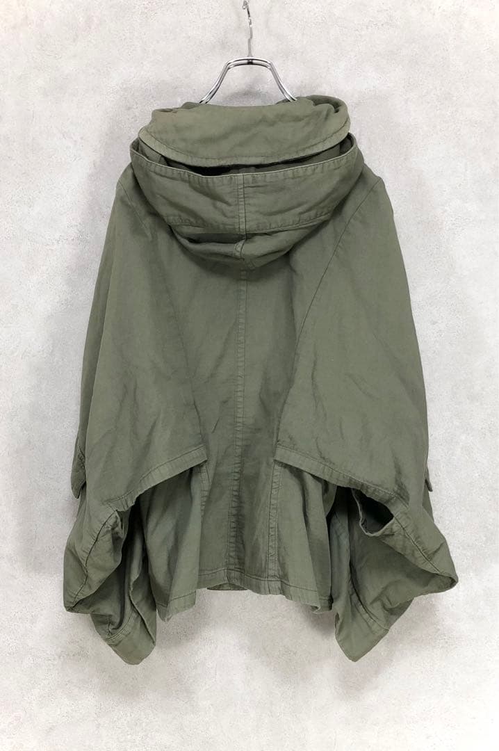 LIMI feu リミフゥ ミリタリーコート カーキ