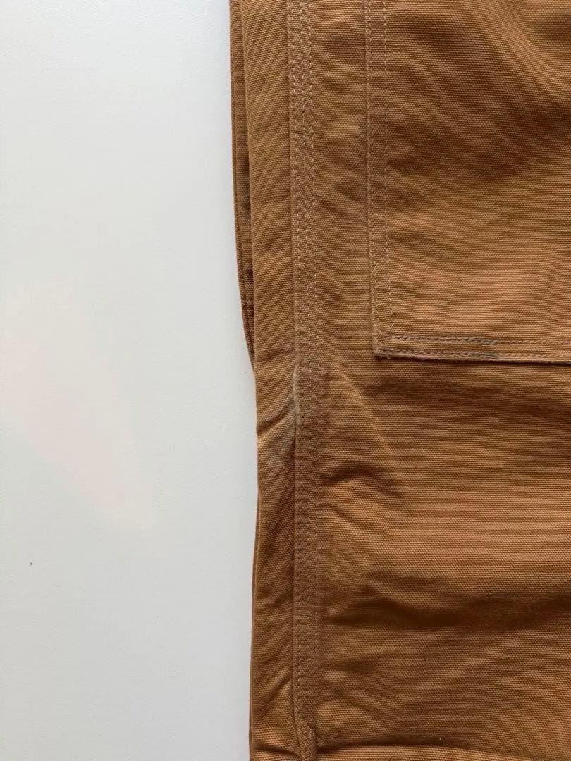 限定値下Carhartt カーハートダブルニー ワークパンツ USA製 ブラウン