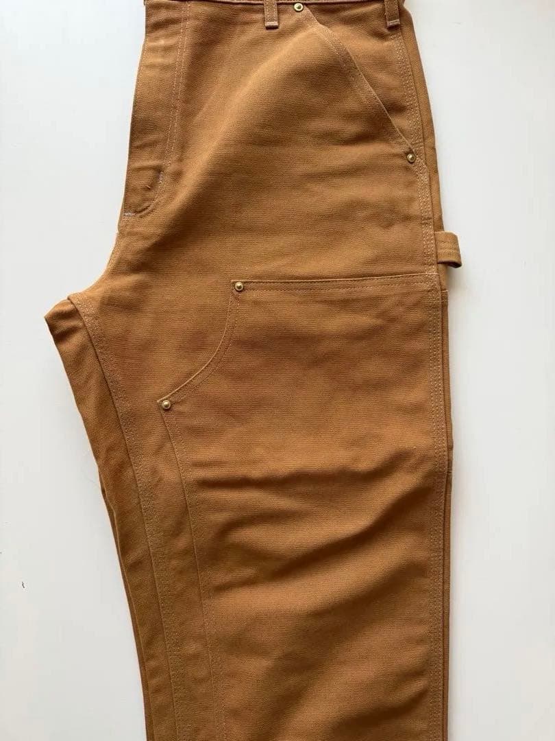 限定値下Carhartt カーハートダブルニー ワークパンツ USA製 ブラウン