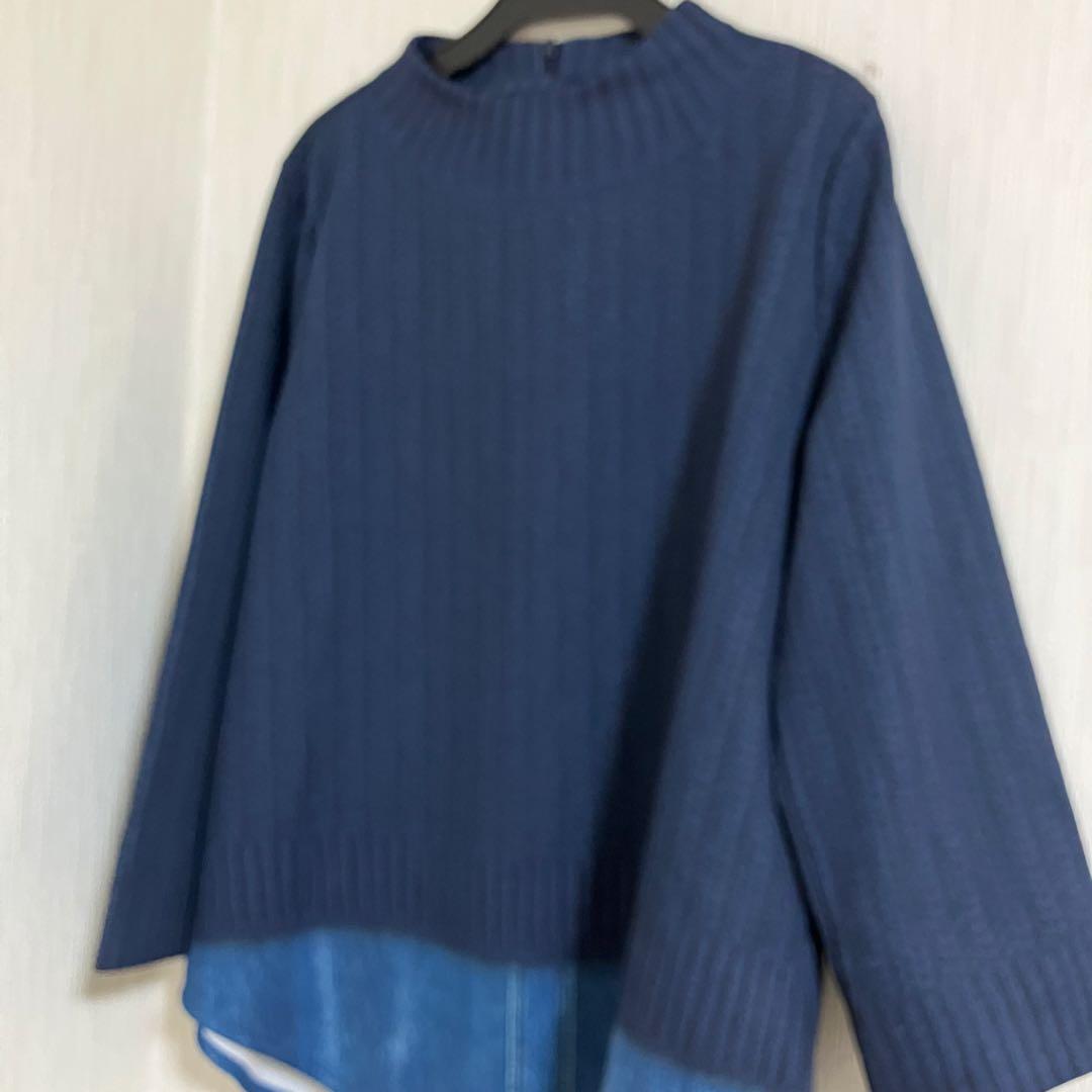 美品！ニット見え長袖ウェア