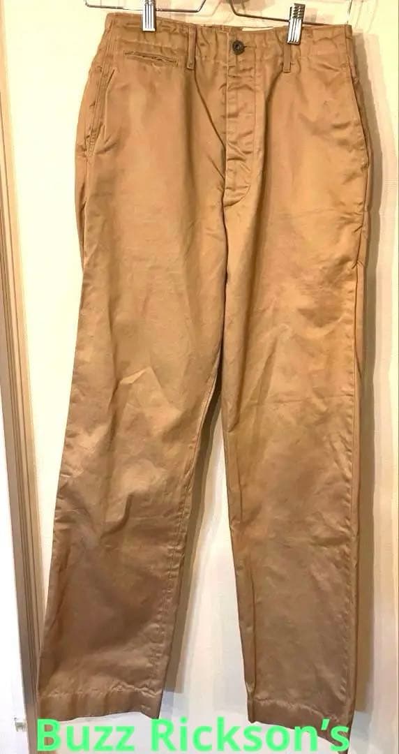 Buzz Rickson’sバズリクソン ベージュチノパン新品未使用30inch
