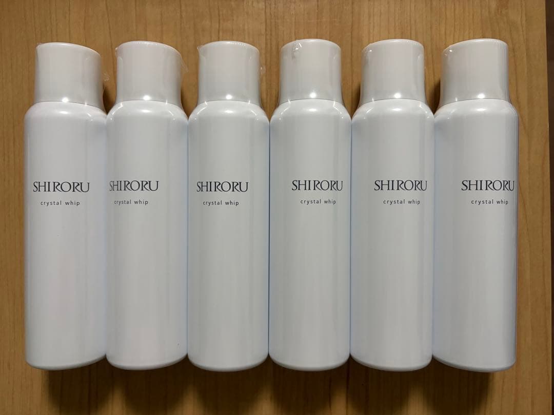 【新品未開封】SHIRORU クリスタルホイップ 120g 6本セット