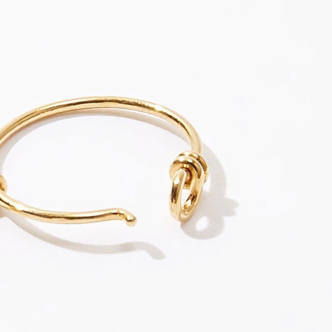 [ancient] K10 スタッドスウィングミニフープ シングルピアス