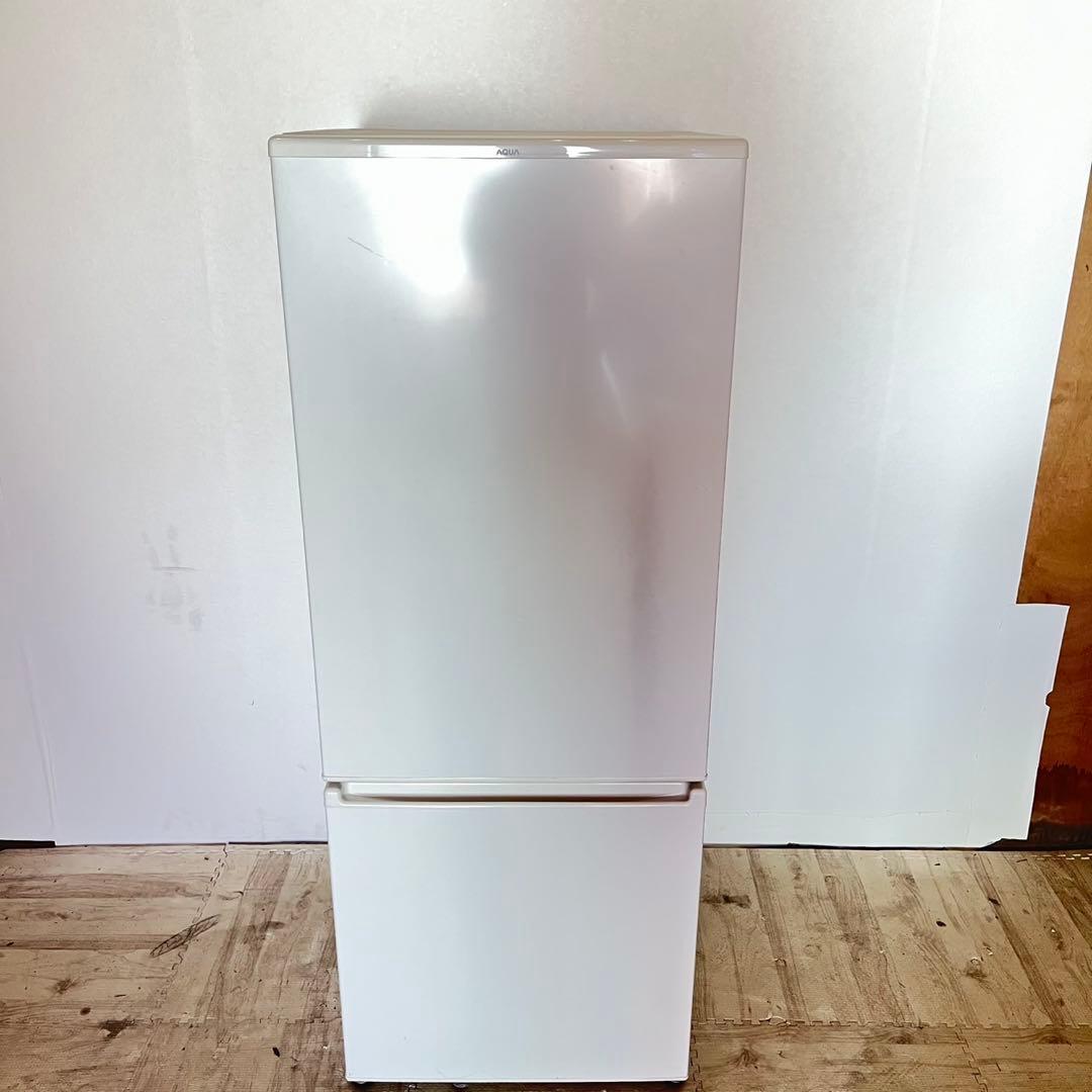 配送設置無料　冷蔵庫 AQUA ホワイト　大容量　最新　21年式